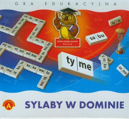okładka Sylaby w dominie gra edukacyjna książka