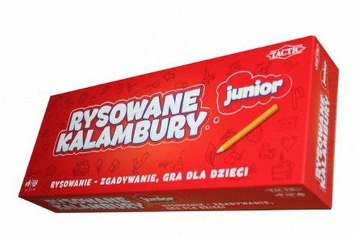 okładka Rysowane kalambury Junior książka