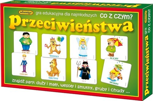 okładka Przeciwieństwa Gra edukacyjna książka