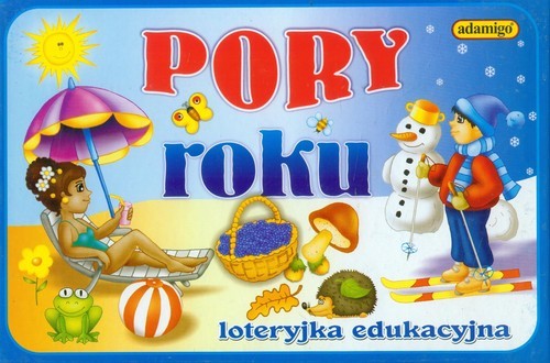 okładka Pory roku loteryjka edukacyjna książka