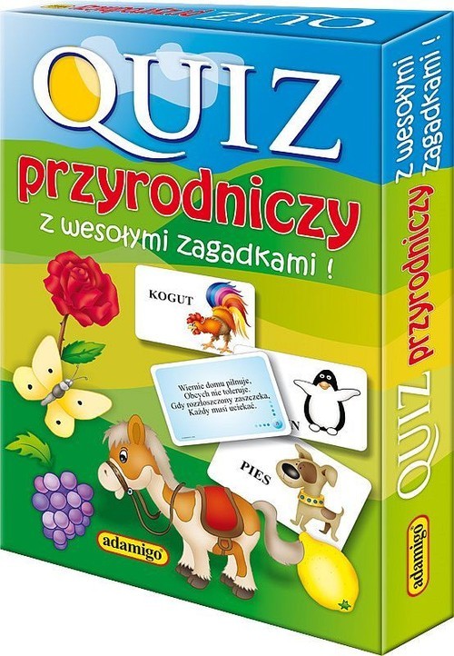 okładka Quiz przyrodniczy z wesołymi zagadkami książka | Iza Szczepańczyk, Antonina Kwasek