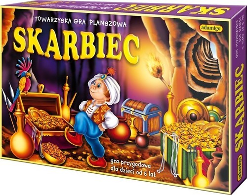okładka Skarbiec Gra planszowa książka