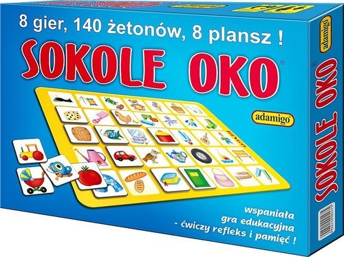 okładka Sokole oko Gra planszowa książka