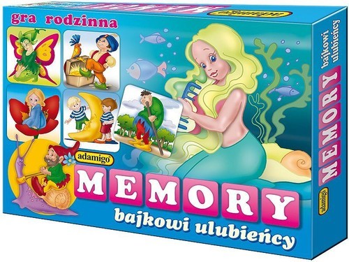 okładka Bajkowi ulubieńcy memory książka | Antonina Kwasek