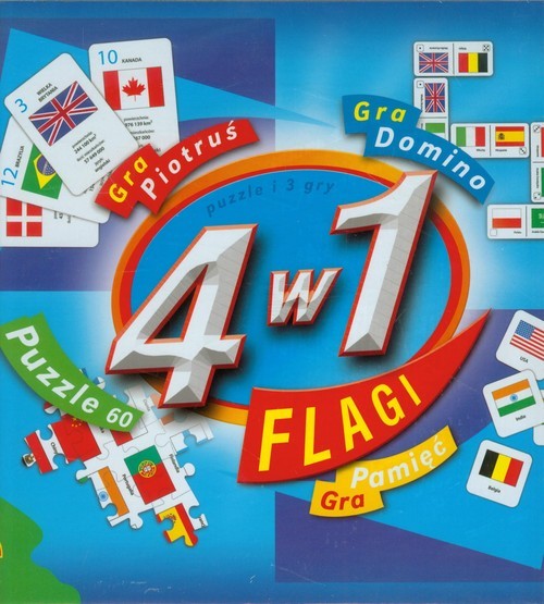 okładka 4 w 1 Flagi książka