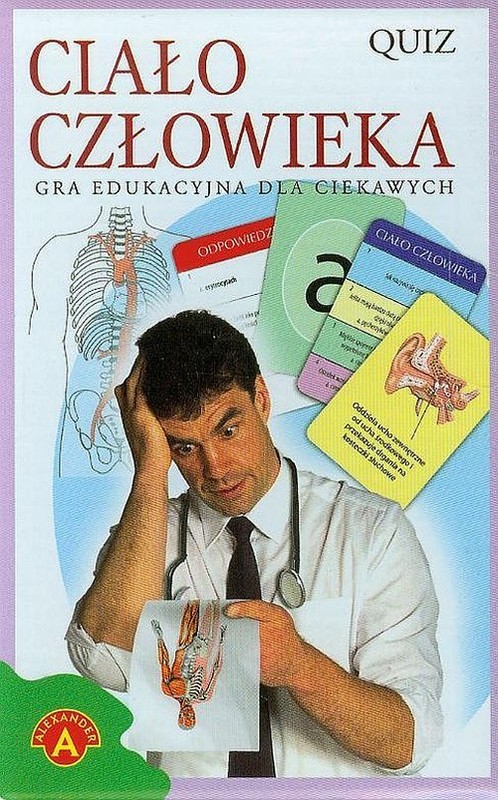 okładka Ciało człowieka Quiz mini książka
