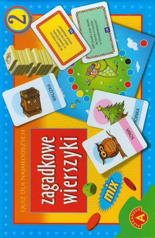 okładka Quiz Zagadkowe wierszyki Mix książka