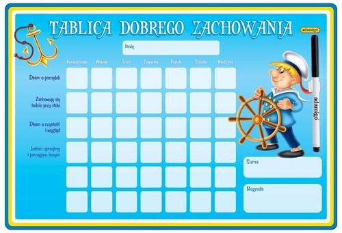 okładka Tablica dobrego zachowania niebieska książka