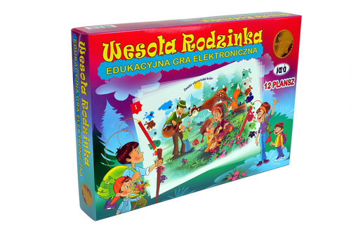 okładka Wesoła Rodzinka Edukacyjna gra elektroniczna książka