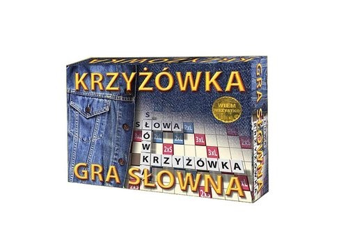 okładka Krzyżówka Gra słowna książka