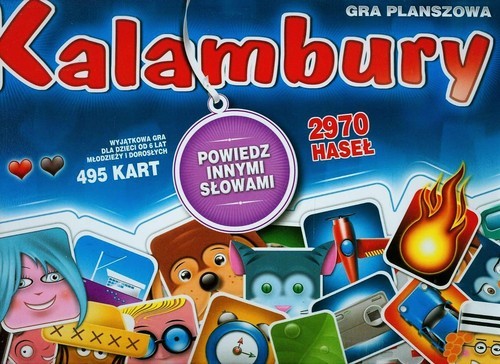 okładka Kalambury Gra planszowa książka