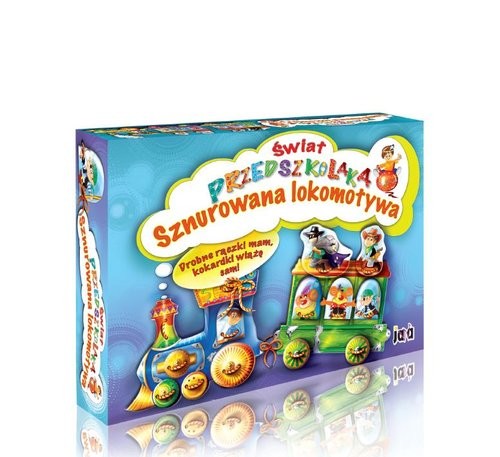 okładka Sznurowana lokomotywa Świat przedszkolaka książka