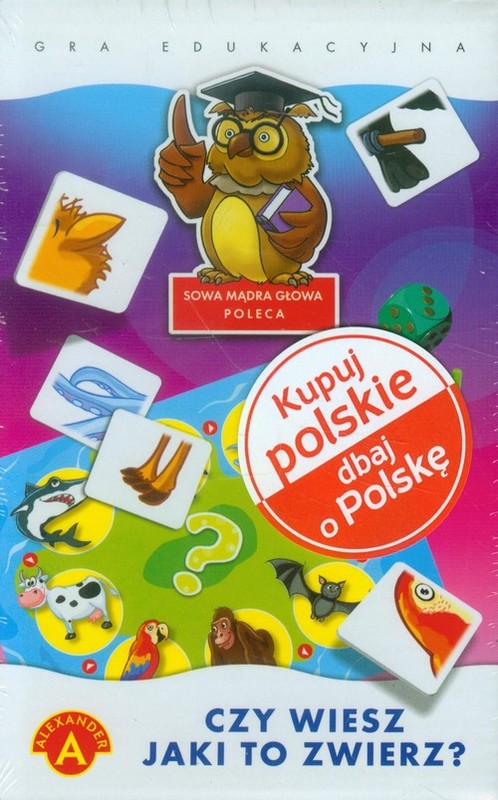 okładka Czy wiesz jaki to zwierz Mini Gra edukacyjna książka