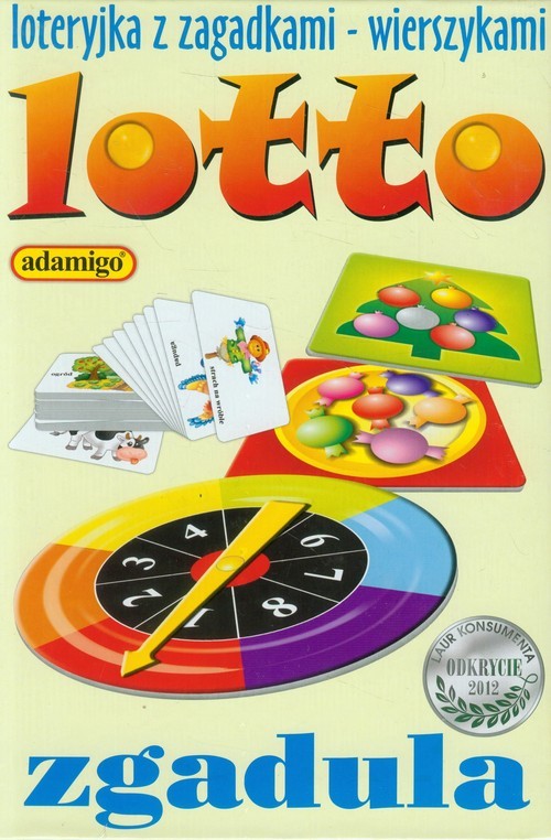 okładka Lotto zgaduła Loteryjka obrazkami książka