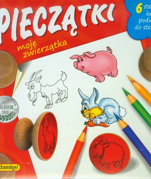 okładka Pieczątki moje zwierzątka książka