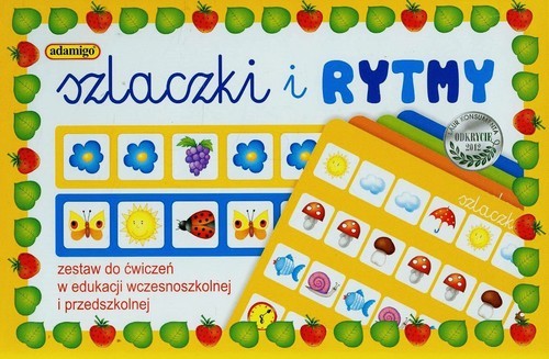 okładka Szlaczki i rytmy zestaw do ćwiczeń w edukacji wczesnoszkolnej i przedszkolnej książka