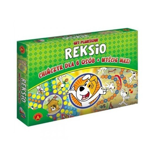 okładka Reksio Chińczyk dla 6 osób + Wyścig Maxi książka