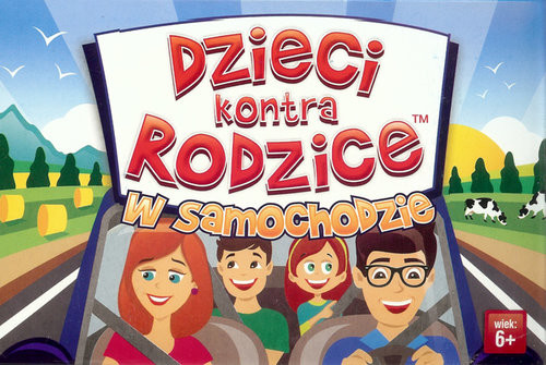 okładka Dzieci kontra rodzice w samochodzie książka