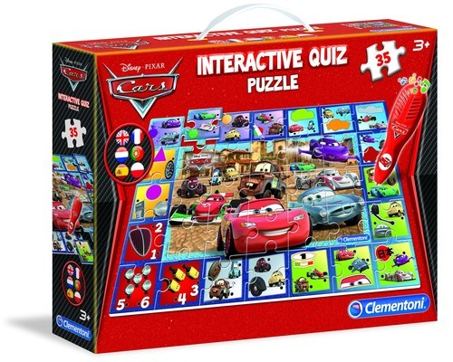 okładka Quiz interaktywny Puzzle Cars książka