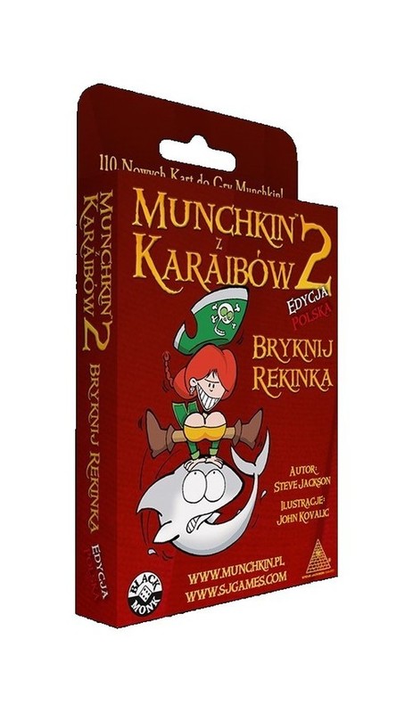 okładka Munchkin z Karaibów 2 Bryknij Rekinka książka