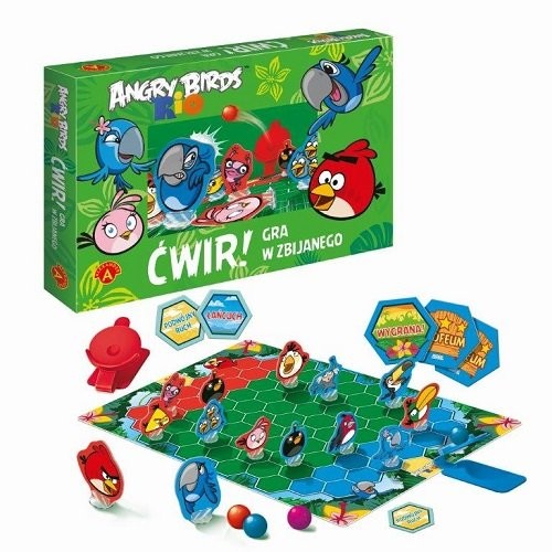 okładka Ćwir Angry Birds Rio książka