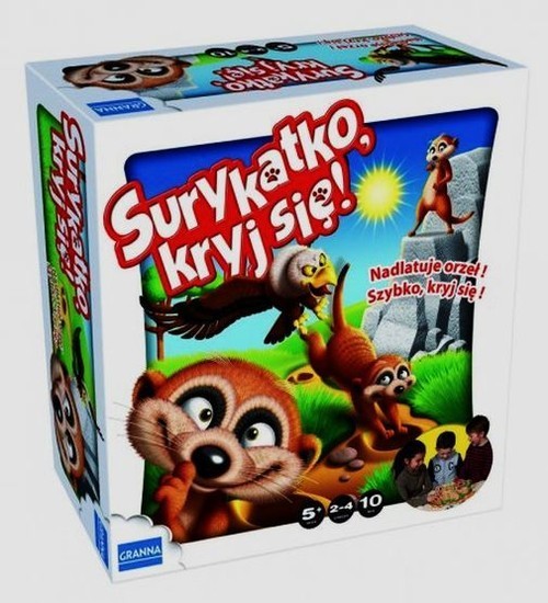 okładka Surykatko kryj się książka