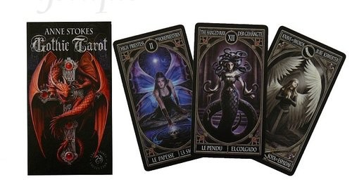 okładka Fournier Tarot Anne Stokes książka