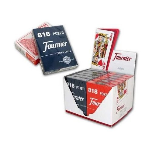 okładka Fournier no 818 - 2 jumbo index red/blue książka