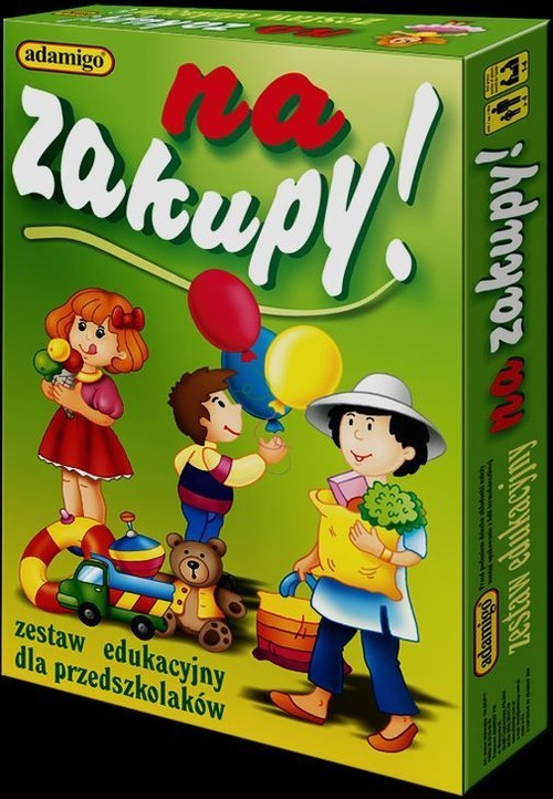 okładka Na zakupy! Zestaw edukacyjny dla przedszkolaków książka