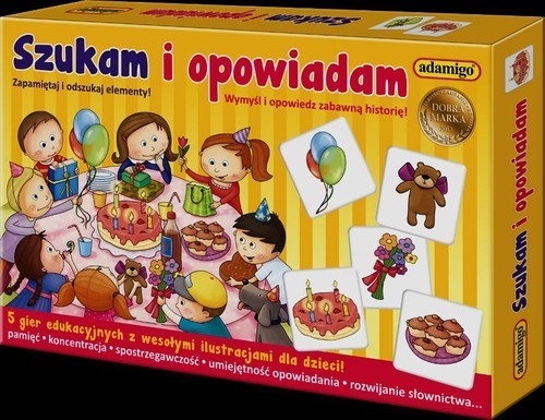 okładka Szukam i opowiadam Układanka edukacyjna książka