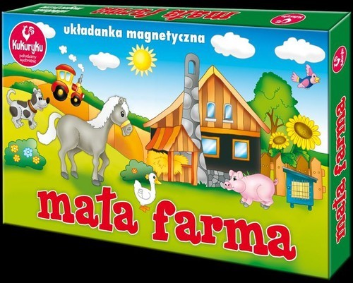 okładka Mała farma Układanka magnetyczna książka