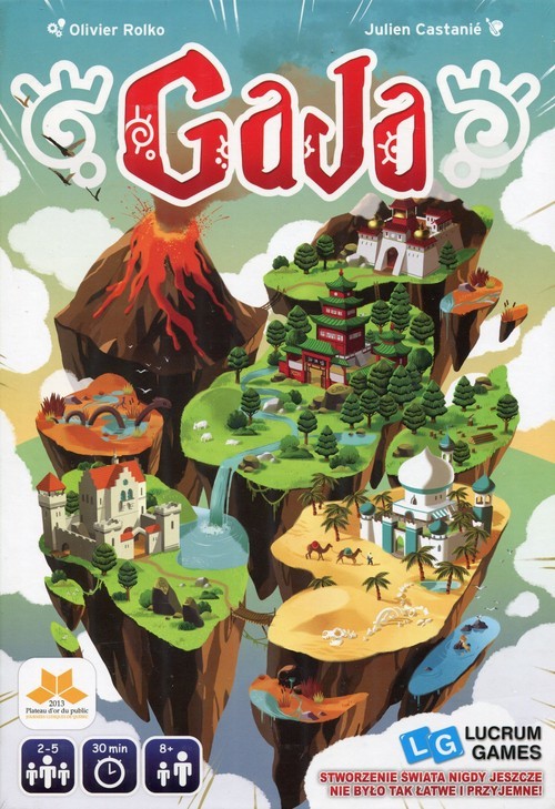 okładka Gaja Gra planszowa książka