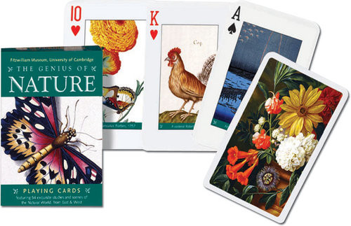 okładka Karty do gry Piatnik 1 talia Geniusz natury książka