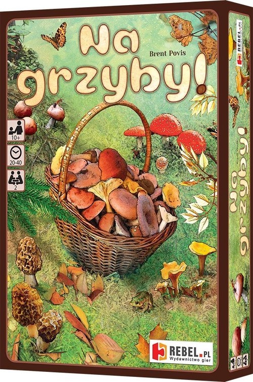 okładka Na grzyby książka | Povis Brent