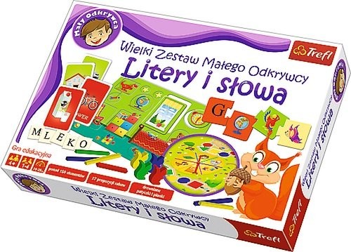 okładka Wielki Zestaw Małego Odkrywcy Litery i Słowa książka