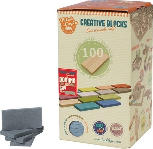 okładka Trick Logic Zestaw dodatkowy 100 elementów Szara mięta książka