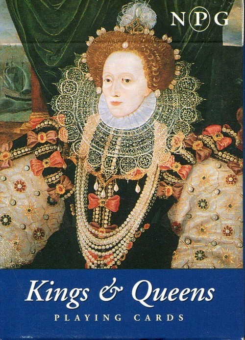 okładka Karty do gry Piatnik 1 talia Brytyjscy królowie książka