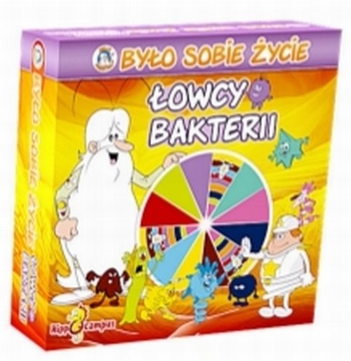 okładka Było sobie życie Łowcy bakterii Gra planszowa dla najmłodszych książka | Janusz Feliks