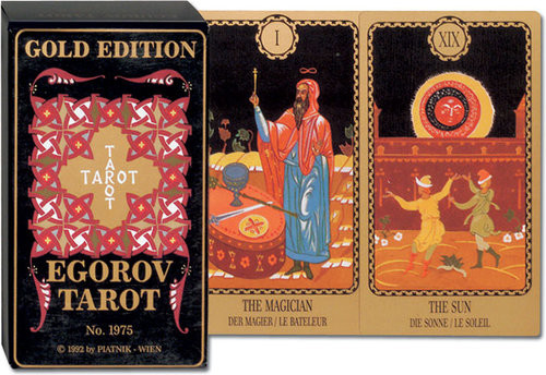 okładka Karty Piatnik Tarot Egorow książka