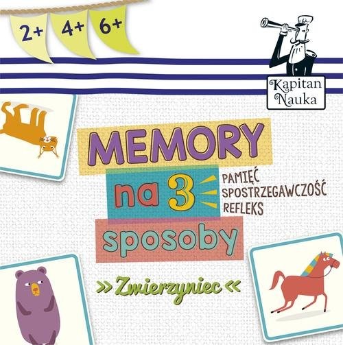 okładka Memory na 3 sposoby Zwierzyniec książka