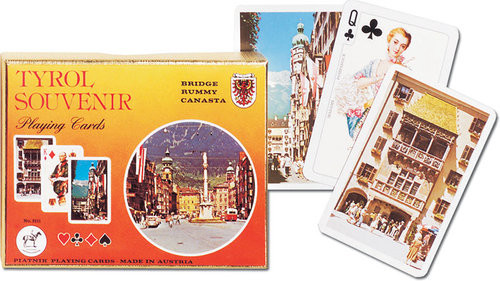 okładka Karty do gry Piatnik 2 talie Tyrol książka