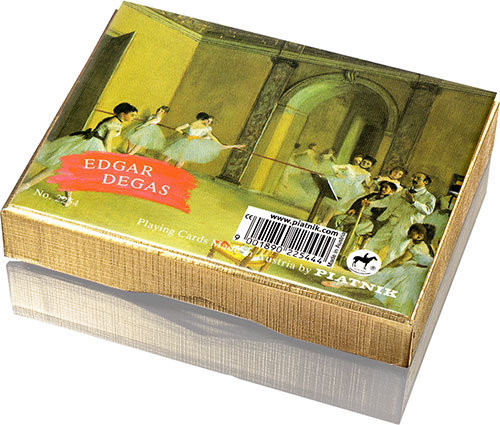 okładka Karty Piatnik Edgar Degas Balet 2 talie książka