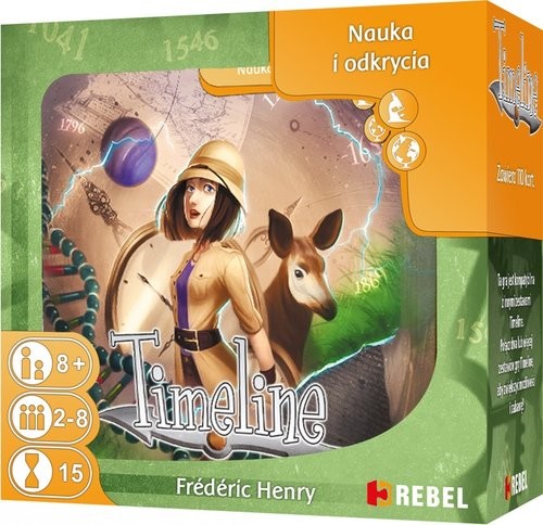 okładka Timeline Nauka i odkrycia książka | Henry Frédéric