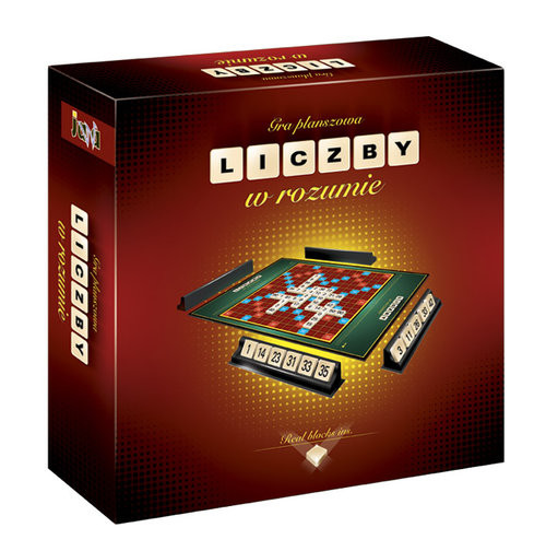 okładka Liczby w rozumie Gra planszowa książka