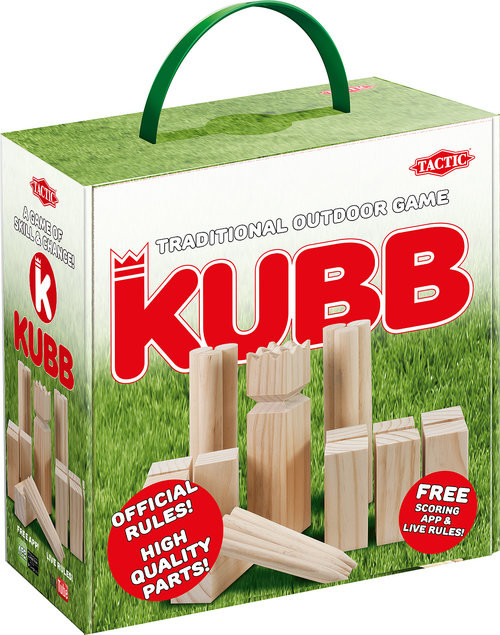 okładka Kubb w kartonowym pudełku książka