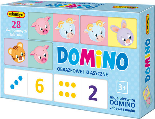 okładka Domino obrazkowe i klasyczne książka