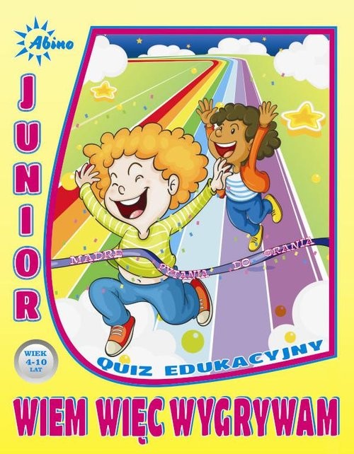 okładka Wiem więc wygrywam Junior Quiz edukacyjny książka