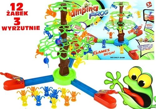 okładka Gra Skaczace Żabki Wyrzutnie Jumping Frog książka
