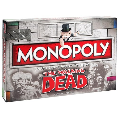 okładka Monopoly Walking Dead wersja angielska książka