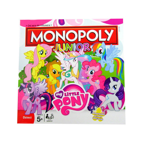 okładka Monopoly Junior My Little Pony książka